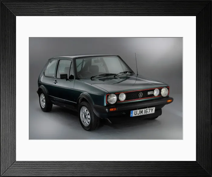 Framed Print : 1983 Volkswagen Golf Gti Framed Print : 1983 Volkswagen Golf Gti