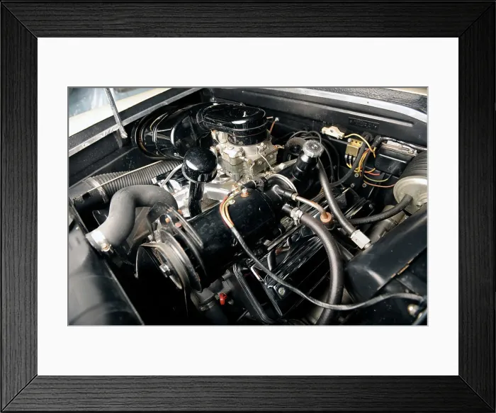 Framed Print : Dual Ghia 1957. Artist: Simon Clay Framed Print : Dual Ghia 1957. Artist: Simon Clay