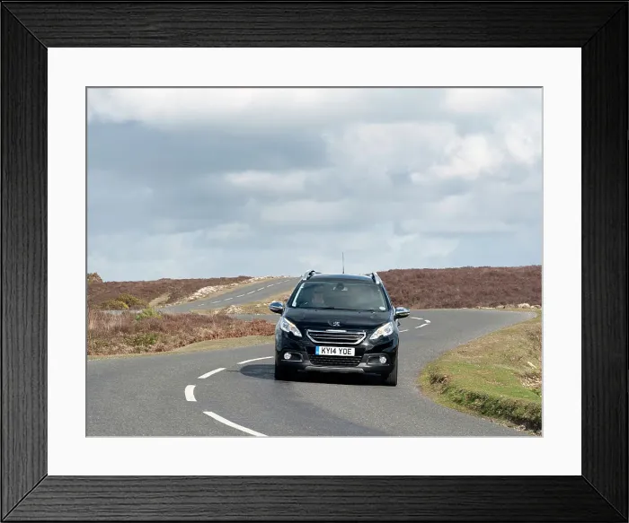 Framed Print : 2014 Peugeot 2008 Hdi Feline Framed Print : 2014 Peugeot 2008 Hdi Feline