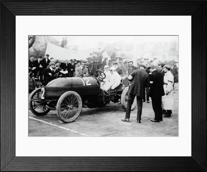 Framed Print : Napier L48 racing car, (c1905?) Framed Print : Napier L48 racing car, (c1905?)
