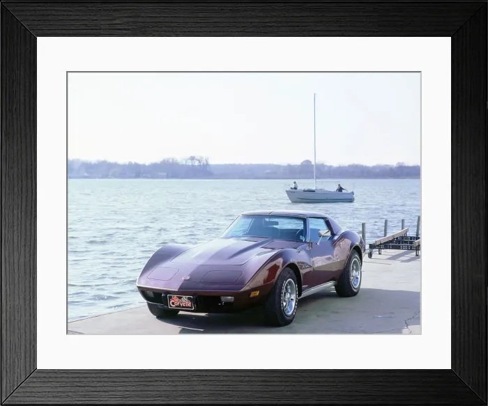 Framed Print : 1976 Chevrolet Corvette Framed Print : 1976 Chevrolet Corvette