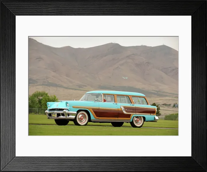 Framed Print : Mercury Monterey station wagon 1955. Artist: Simon Clay Framed Print : Mercury Monterey station wagon 1955. Artist: Simon Clay