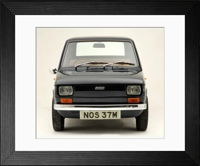 Framed Print : 1974 Fiat 126 Framed Print : 1974 Fiat 126