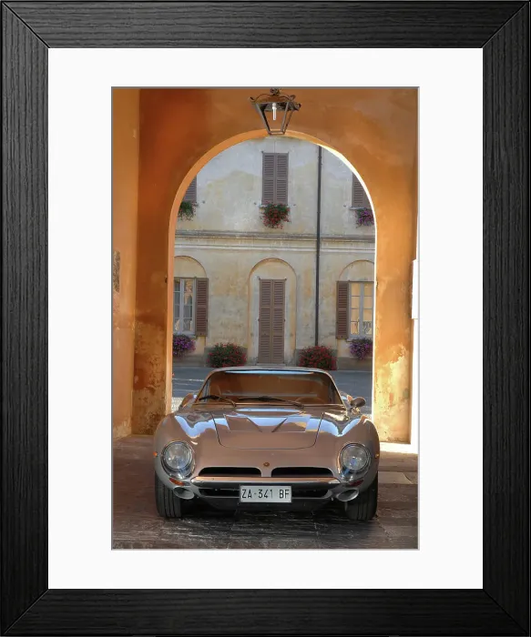Framed Print : 1966 Bizzarrini 5300 GT Strada Framed Print : 1966 Bizzarrini 5300 GT Strada