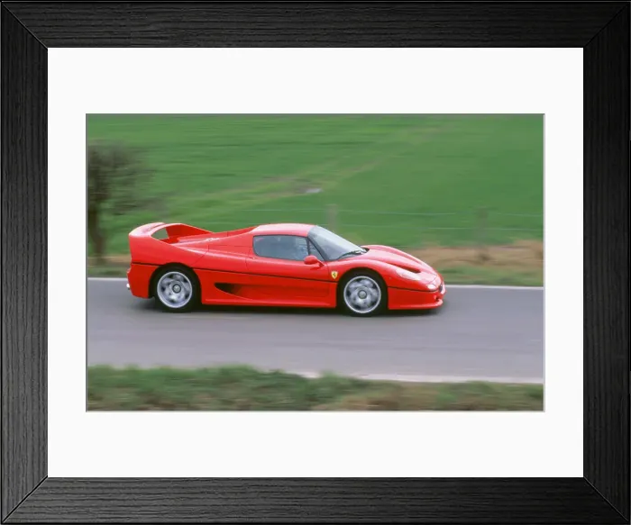 Framed Print : 1996 Ferrari F50 Framed Print : 1996 Ferrari F50