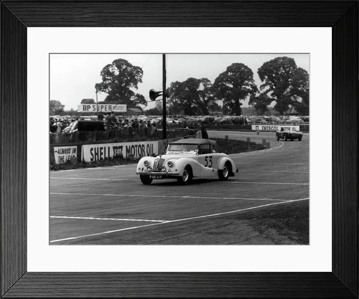 Framed Print : A.C. Buckland tourer 1951 at Silverstone 8 clubs meeting Framed Print : A.C. Buckland tourer 1951 at Silverstone 8 clubs meeting