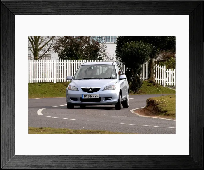Framed Print : 2005 Mazda 2 1.4D Antares Framed Print : 2005 Mazda 2 1.4D Antares