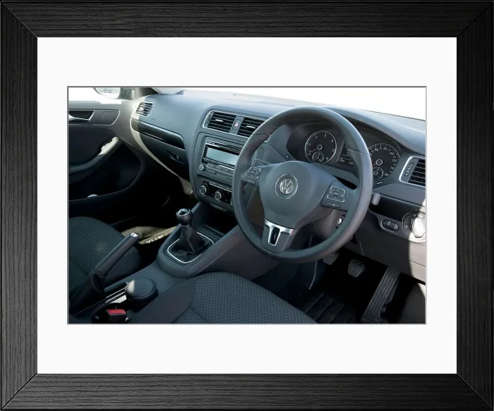 Framed Print : 2011 Volkswagen Jetta SE 1.6 Tdi Framed Print : 2011 Volkswagen Jetta SE 1.6 Tdi