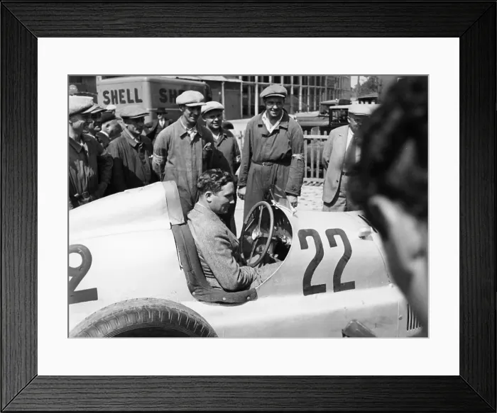 Framed Print : Manfred von Brauchitsch in a Mercedes-Benz, French Grand Prix, Montlhery, 1934 Framed Print : Manfred von Brauchitsch in a Mercedes-Benz, French Grand Prix, Montlhery, 1934
