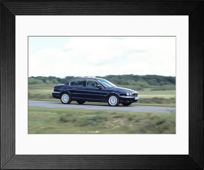 Framed Print : 2001 Jaguar X type 2.5 Framed Print : 2001 Jaguar X type 2.5