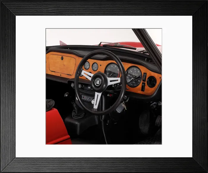 Framed Print : 1972 Triumph TR6 Framed Print : 1972 Triumph TR6