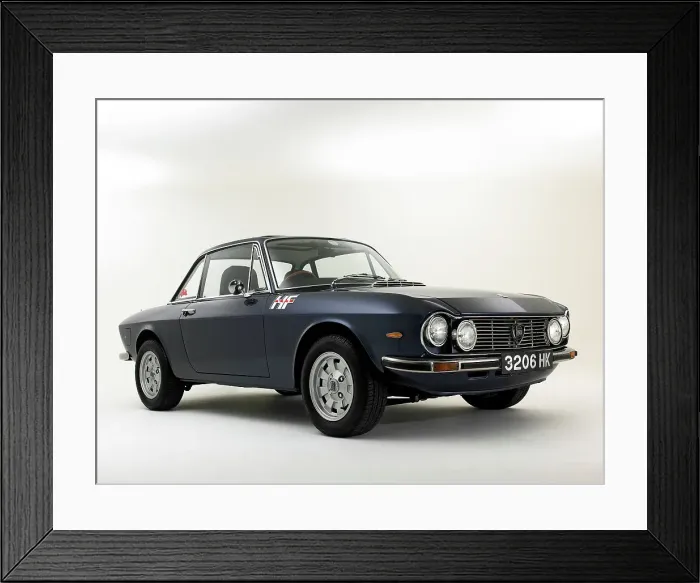Framed Print : 1972 Lancia Fulvia 1600 HF Framed Print : 1972 Lancia Fulvia 1600 HF