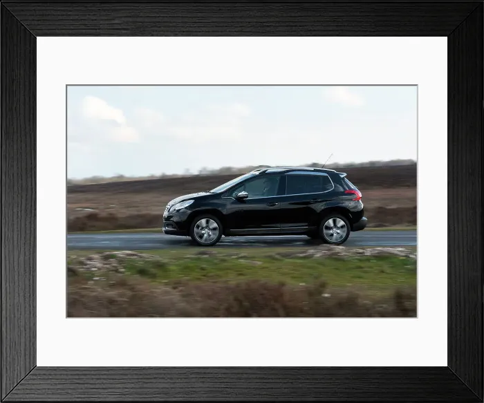 Framed Print : 2014 Peugeot 2008 Hdi Feline Framed Print : 2014 Peugeot 2008 Hdi Feline