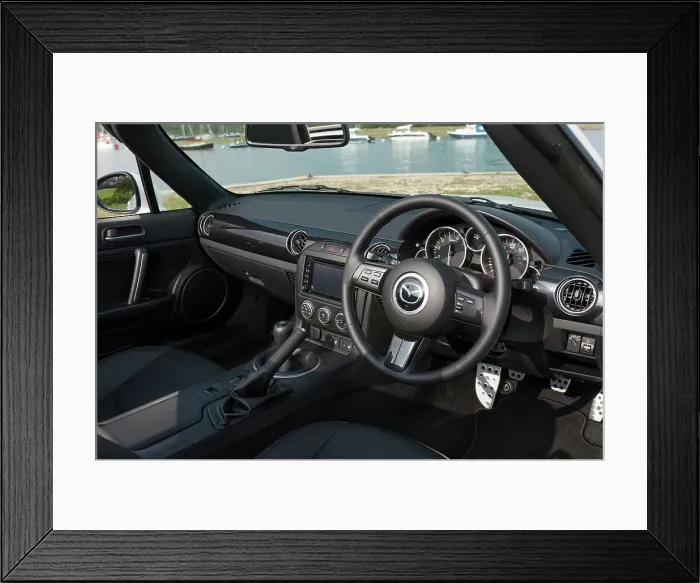 Framed Print : 2014 Mazda MX5 Roadster Coupe Framed Print : 2014 Mazda MX5 Roadster Coupe