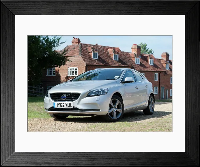 Framed Print : 2012 Volvo V40 D2 Framed Print : 2012 Volvo V40 D2