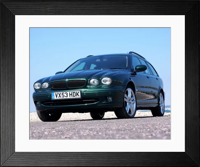 Framed Print : 2003 Jaguar X Type Sport Estate Framed Print : 2003 Jaguar X Type Sport Estate