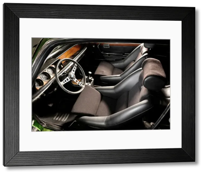 Framed Print : BMW 3.0 CSL BAT 1975. Artist: Simon Clay Framed Print : BMW 3.0 CSL BAT 1975. Artist: Simon Clay