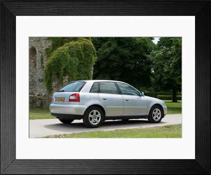 Framed Print : 2001 Audi A3 1.8 Framed Print : 2001 Audi A3 1.8