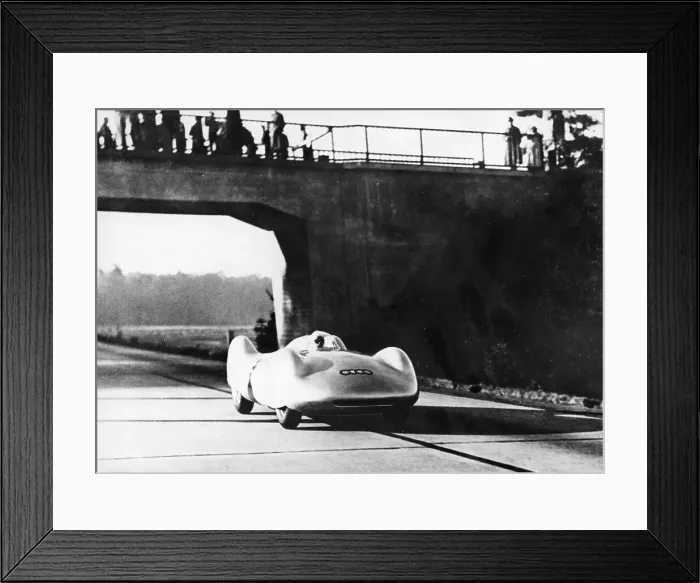 Framed Print : Bernd Rosemeyer driving an Auto Union, c1937-c1938 Framed Print : Bernd Rosemeyer driving an Auto Union, c1937-c1938