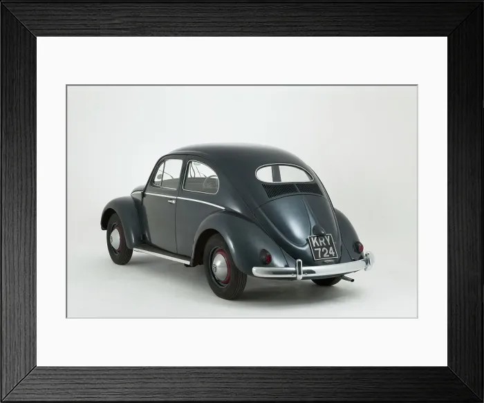 Framed Print : 1953 Volkswagen Beetle Export Framed Print : 1953 Volkswagen Beetle Export