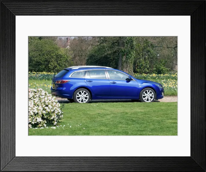 Framed Print : 2010 Mazda 6 SL Estate Framed Print : 2010 Mazda 6 SL Estate