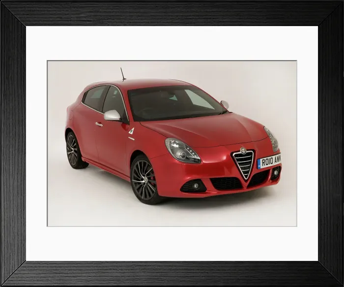 Framed Print : 2010 Alfa Romeo Giulietta 1750 Cloverleaf Framed Print : 2010 Alfa Romeo Giulietta 1750 Cloverleaf