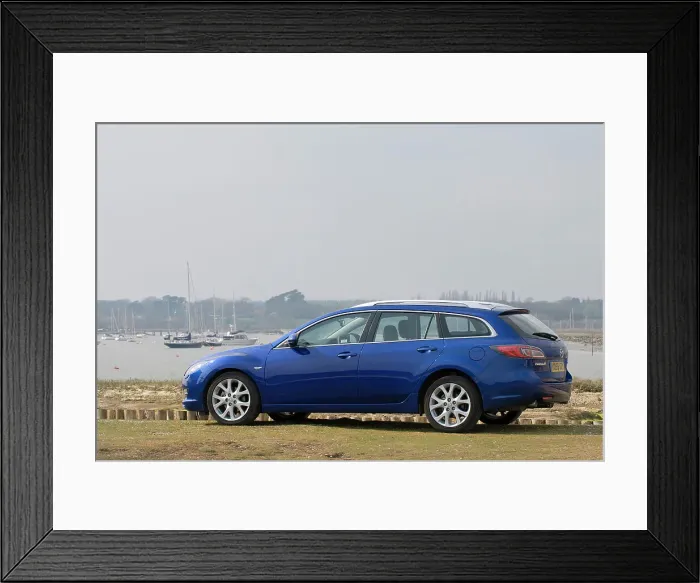 Framed Print : 2010 Mazda 6 SL Estate Framed Print : 2010 Mazda 6 SL Estate