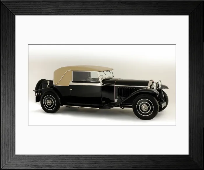 Framed Print : 1930 Bugatti Type 46 Faux Framed Print : 1930 Bugatti Type 46 Faux