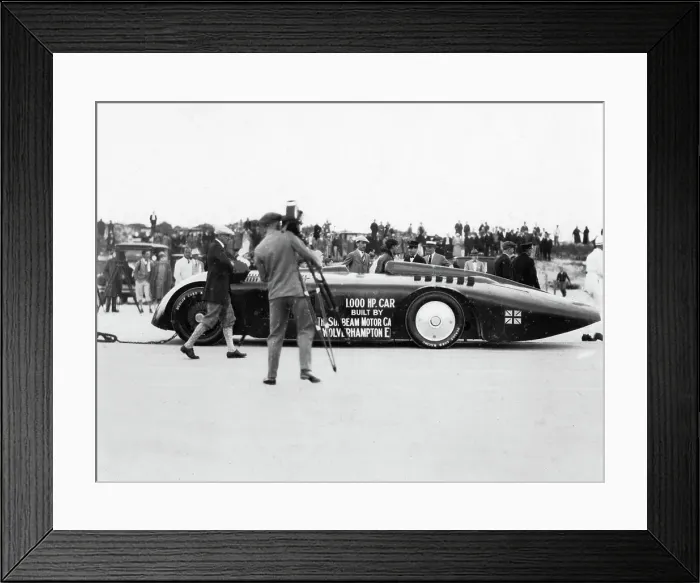 Framed Print : Sunbeam 1000hp World Land speed record attempt at Daytona 1927 Framed Print : Sunbeam 1000hp World Land speed record attempt at Daytona 1927