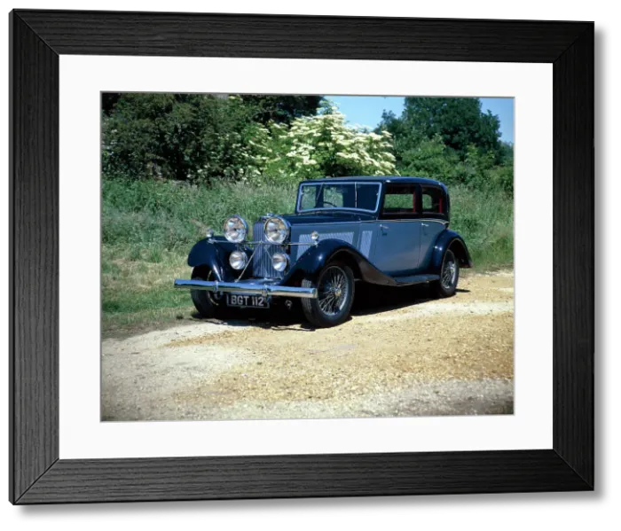 Framed Print : A 1934 Talbot 105 Framed Print : A 1934 Talbot 105