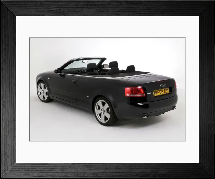 Framed Print : 2008 Audi A4 2.0 tdis Line Convertible Framed Print : 2008 Audi A4 2.0 tdis Line Convertible