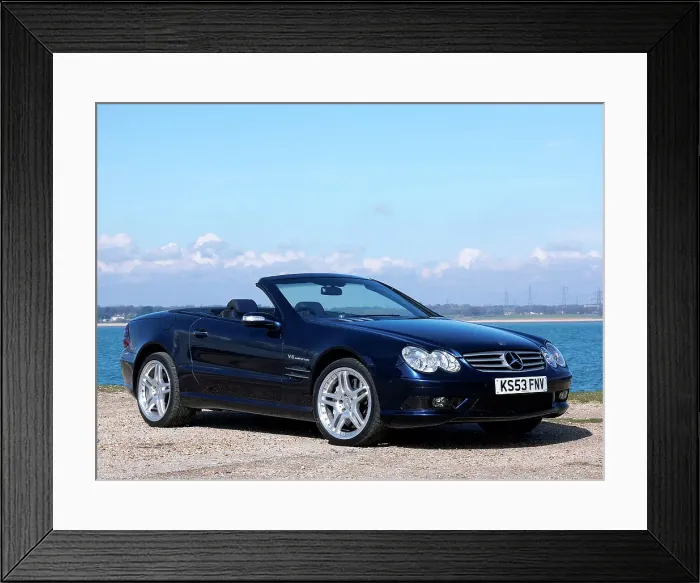 Framed Print : 2003 Mercedes Benz SL55 AMG Framed Print : 2003 Mercedes Benz SL55 AMG