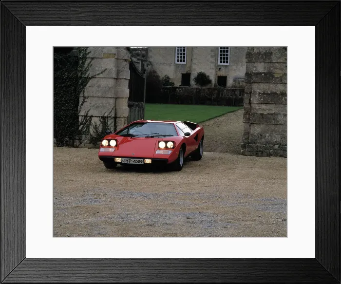Framed Print : 1974 Lamborghini Countach Framed Print : 1974 Lamborghini Countach