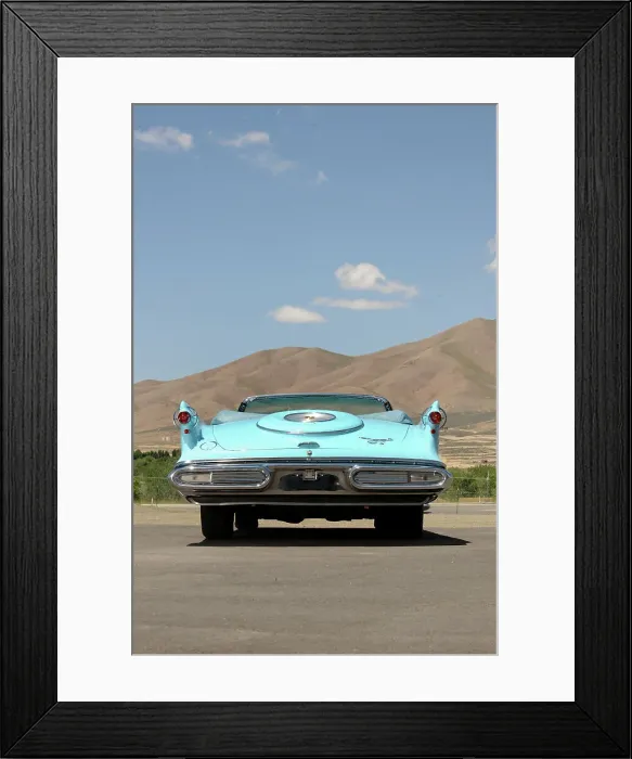 Framed Print : Chrysler Imperial 1957 ex Howard Hughes. Artist: Simon Clay Framed Print : Chrysler Imperial 1957 ex Howard Hughes. Artist: Simon Clay