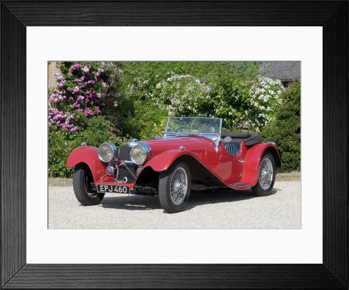 Framed Print : 1937 SS 100 Framed Print : 1937 SS 100