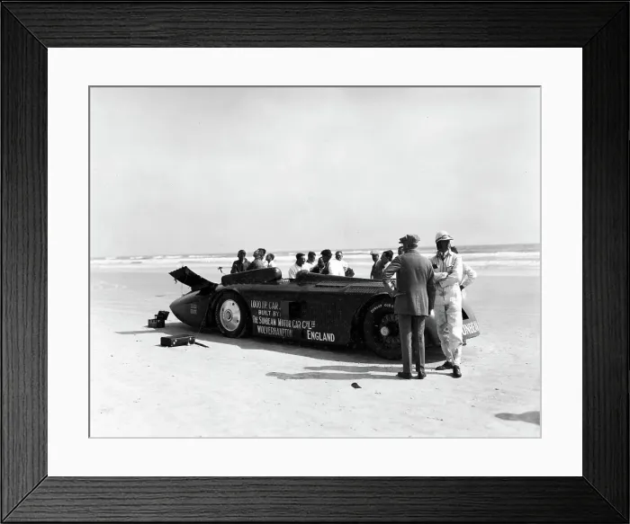 Framed Print : Sunbeam 1000hp World Land speed record attempt at Daytona 1927 Framed Print : Sunbeam 1000hp World Land speed record attempt at Daytona 1927