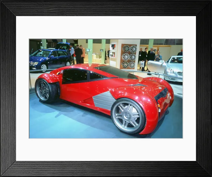 Framed Print : 2002 Lexus electric concept car used in Minority Report film Framed Print : 2002 Lexus electric concept car used in Minority Report film