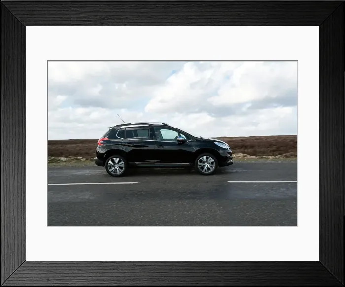 Framed Print : 2014 Peugeot 2008 Hdi Feline Framed Print : 2014 Peugeot 2008 Hdi Feline