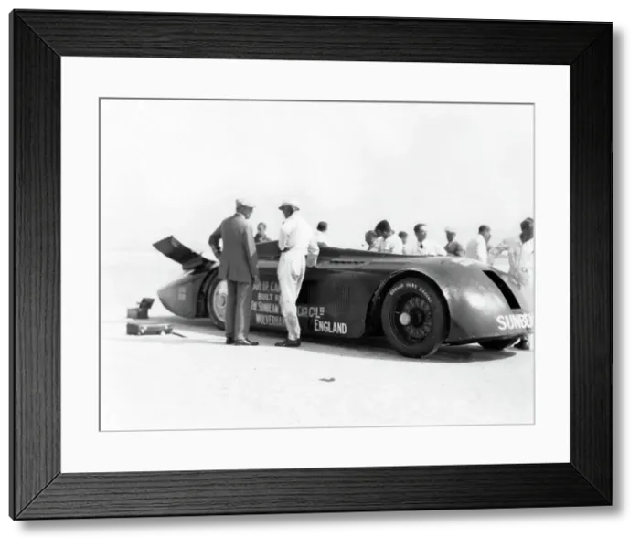 Framed Print : Sunbeam 1000hp World Land speed record attempt at Daytona 1927 Framed Print : Sunbeam 1000hp World Land speed record attempt at Daytona 1927