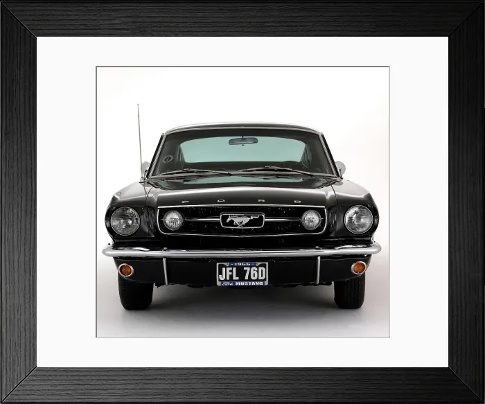 Framed Print : 1966 Ford Mustang 289 GT Framed Print : 1966 Ford Mustang 289 GT