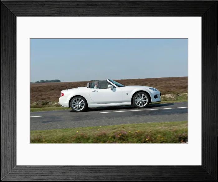 Framed Print : 2014 Mazda MX5 Roadster Coupe Framed Print : 2014 Mazda MX5 Roadster Coupe