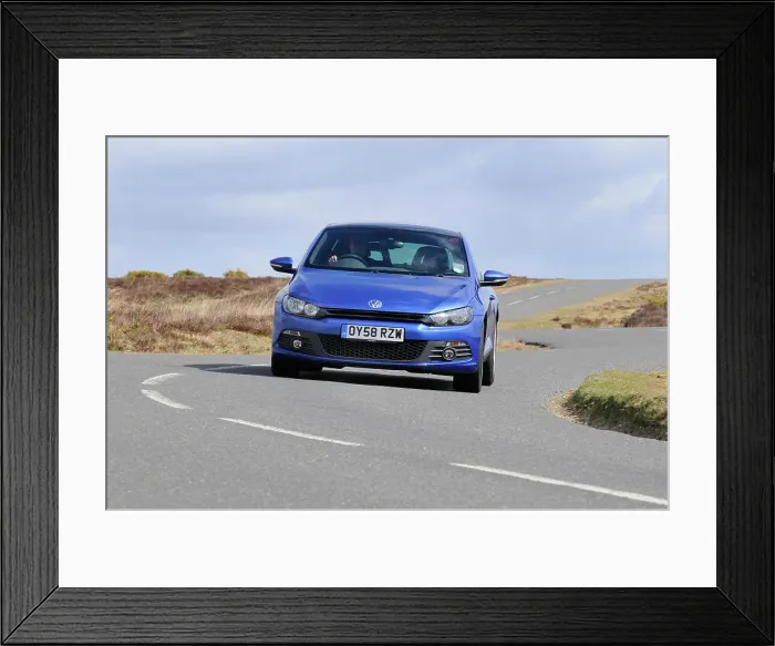 Framed Print : 2009 Volkswagen Scirocco 2.0 GT TSi Framed Print : 2009 Volkswagen Scirocco 2.0 GT TSi