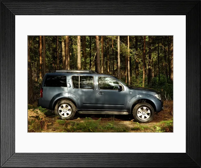 Framed Print : 2005 Nissan Pathfinder 2.5 Tspec dci