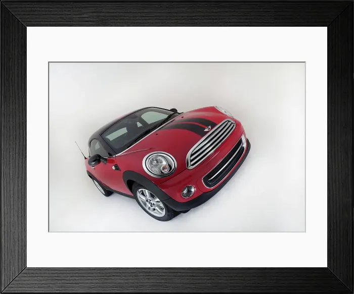 Framed Print : 2012 Mini Coupe Cooper Framed Print : 2012 Mini Coupe Cooper