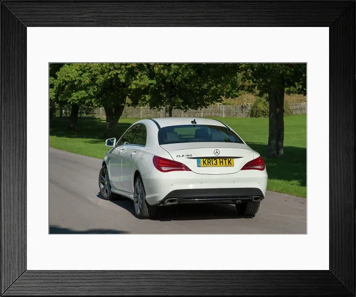 Framed Print : 2013 Mercedes Benz CLA 180 Sport Framed Print : 2013 Mercedes Benz CLA 180 Sport