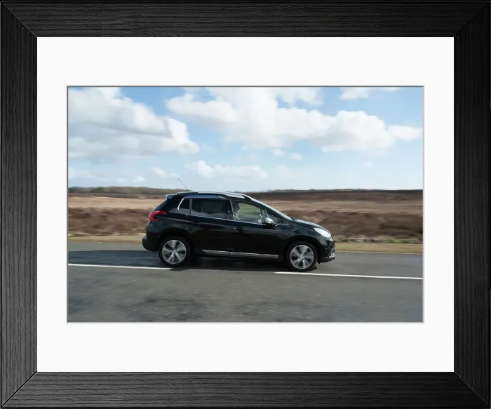 Framed Print : 2014 Peugeot 2008 Hdi Feline Framed Print : 2014 Peugeot 2008 Hdi Feline