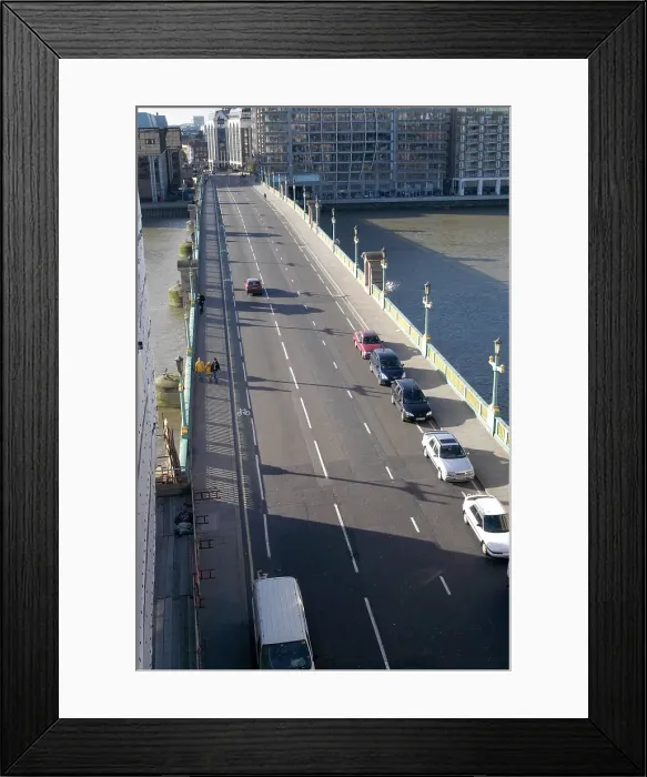 Framed Print : Southwark Bridge, London 2005 Framed Print : Southwark Bridge, London 2005