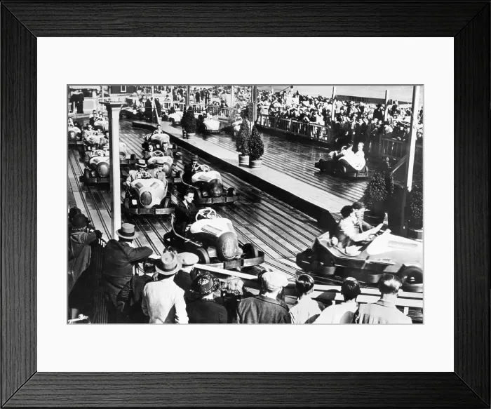 Framed Print : Dodgem car track Framed Print : Dodgem car track