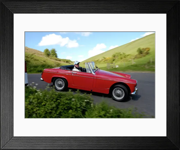 Framed Print : 1969 MG Midget Framed Print : 1969 MG Midget