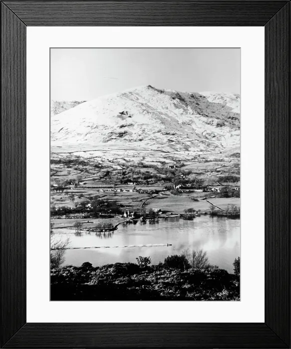 Framed Print : Bluebird K7 on Coniston Water, Cumbria, possibly Christmas Day, 1966